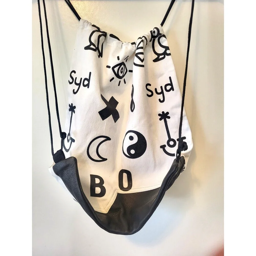Graphic SYD Photo/Genics Merch Unisex Streetwear Drawstring Backpack Tote Bag